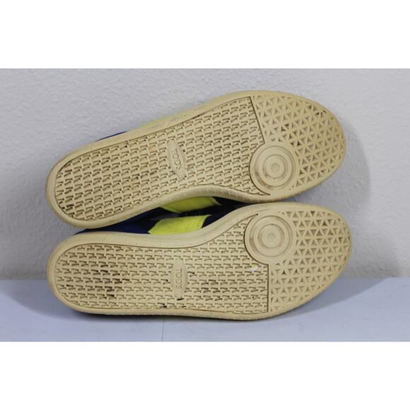 TOD'S TABS SNEAKERS I SUEDE TECHNICAL FABRIC BLUE, YELLOW, GREEN Mens 8.58 - Picture 6 of 7